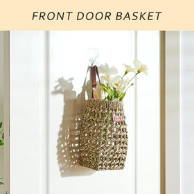 LGENHOOM compact storage basket sized 12.6 by 9.8 by 6.3 inches.