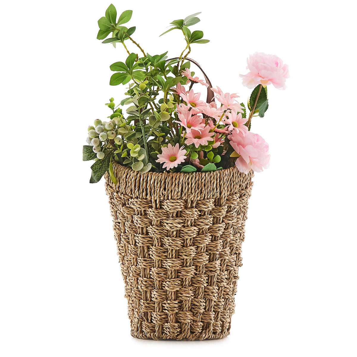 LGENHOOM front door dried flower basket adds natural warmth to entryways