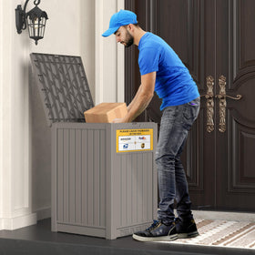 LHBGO 48-gallon outdoor storage for parcels and gear.
