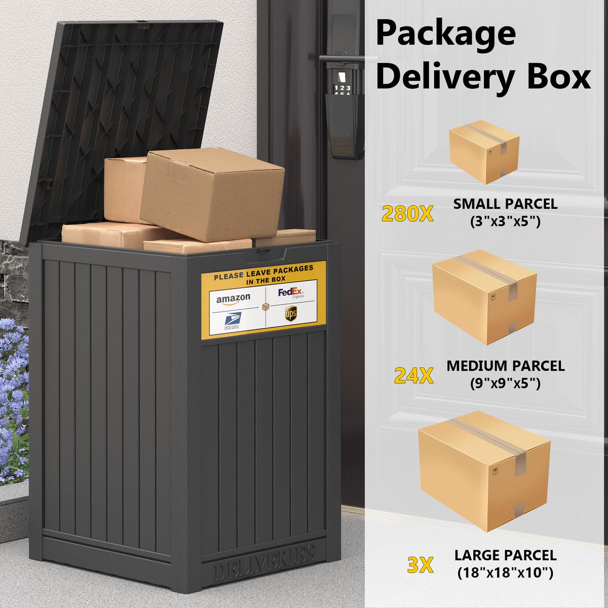 LHBGO delivery sign improves courier visibility and drop accuracy