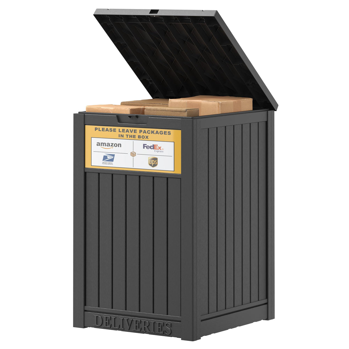 LHBGO outdoor storage box helping organize belongings outside