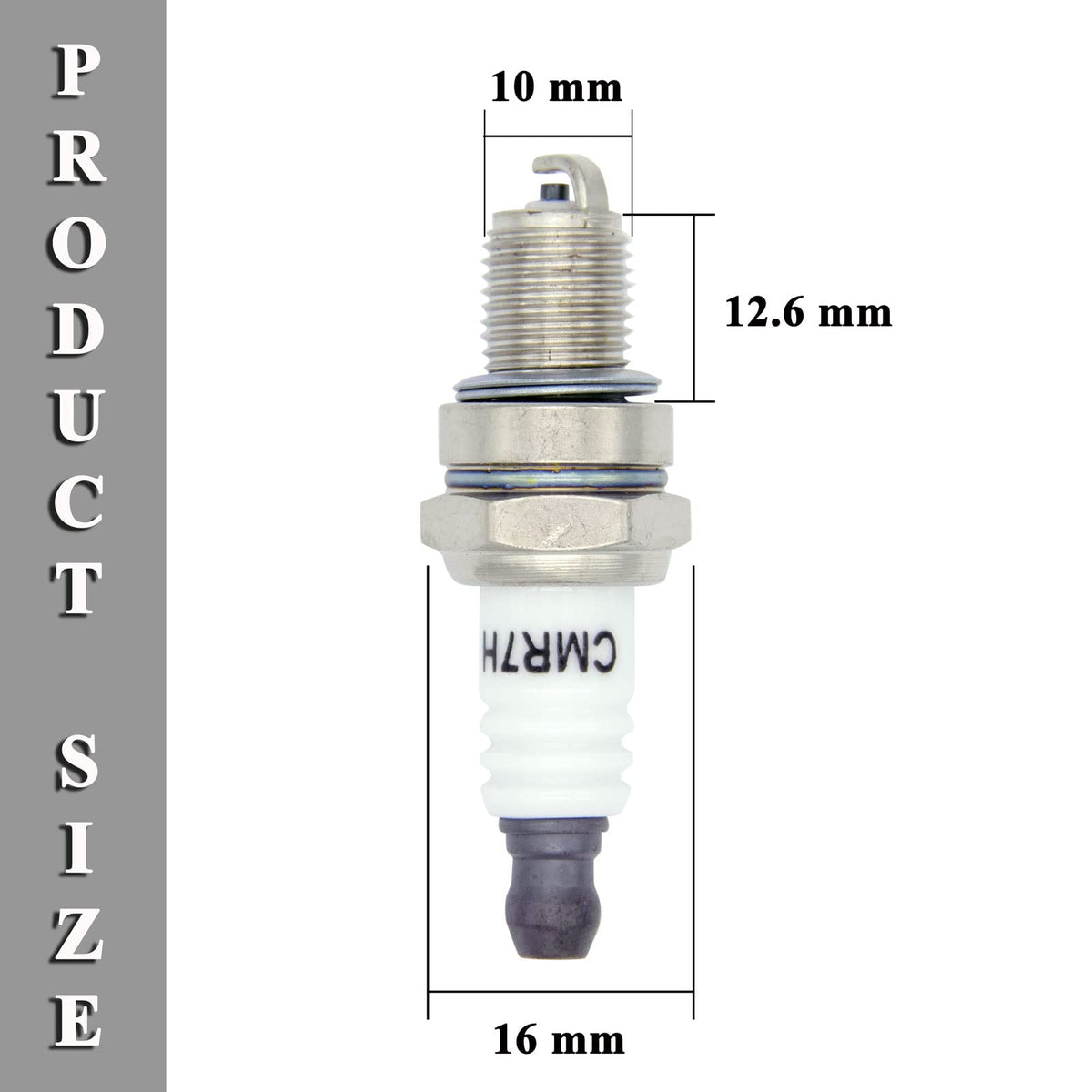 LhyBtm CMR7H spark plug closeup highlights copper core for reliable ignition.