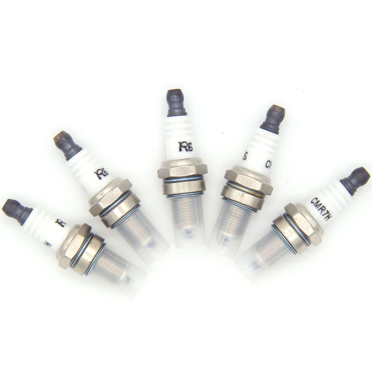 LhyBtm spark plug with sturdy metal shell suggests long-lasting use.