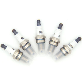 LhyBtm spark plug with sturdy metal shell suggests long-lasting use.