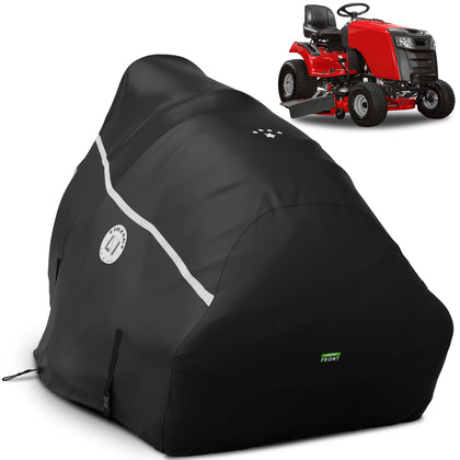 LI LIBZAKI 420D riding mower cover front view protects from sun and rain