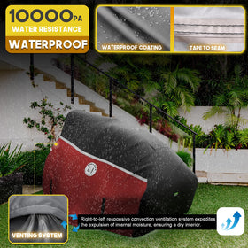 LI LIBZAKI universal-fit 72x54x46 cover for versatile mower storage