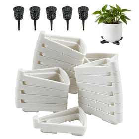 Li & Zhao pot feet lift planters for elevation and surface protection.