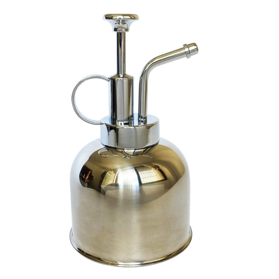Lianshi stainless steel plant sprayer compact body for easy one-handed watering.