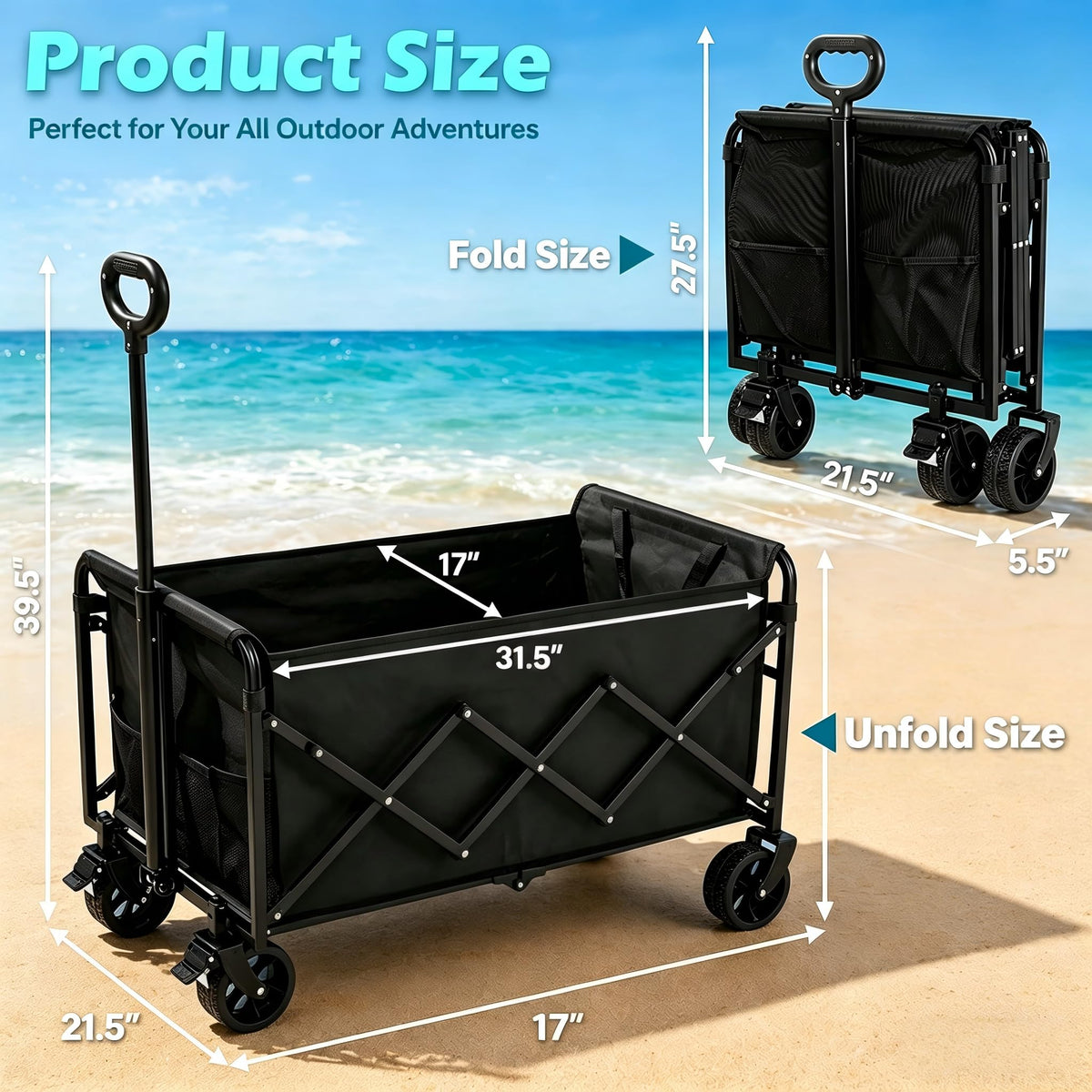 LIAPOTT ultra-stable frame supports up to 500 pounds
