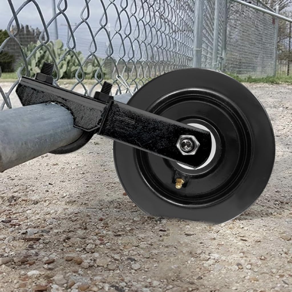 LIBEROLL Farm Gate Wheel rubber 6in for smooth gate movement on varied surfaces