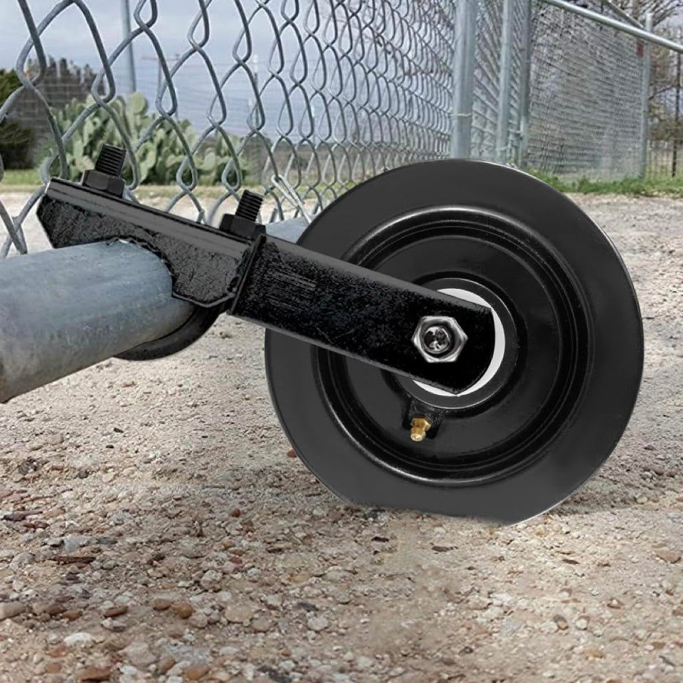 LIBEROLL Farm Gate Wheel rubber 6in for smooth gate movement on varied surfaces