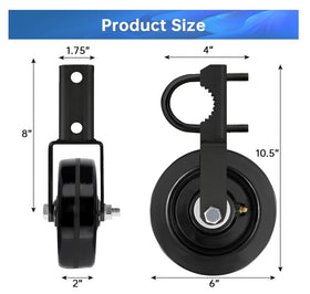 LIBEROLL gate wheel assembly bolts shown for quick, secure installation
