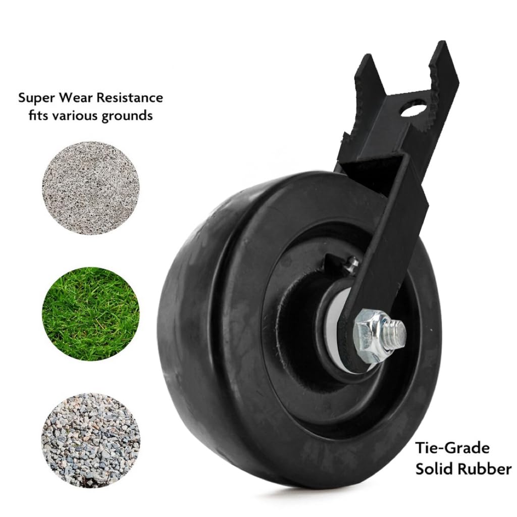 LIBEROLL solid rubber wheel 6in delivers durability and heat resistance