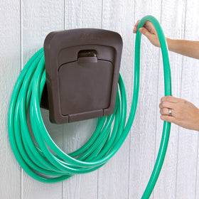 Liberty Basics 501 enclosed storage compartment for gloves and hose accessories.