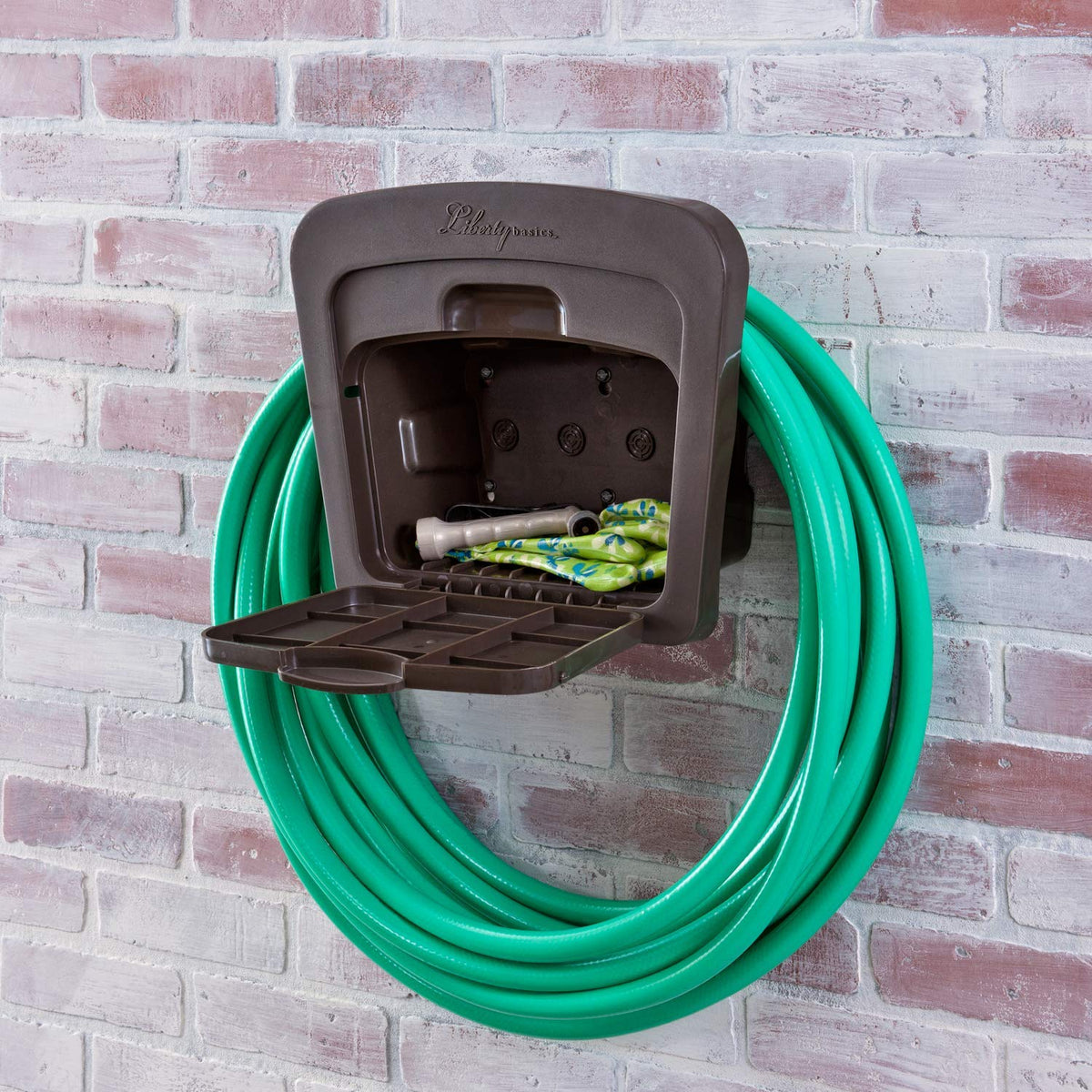 Liberty Basics 501 includes six wood screws and wall anchors for secure mounting.