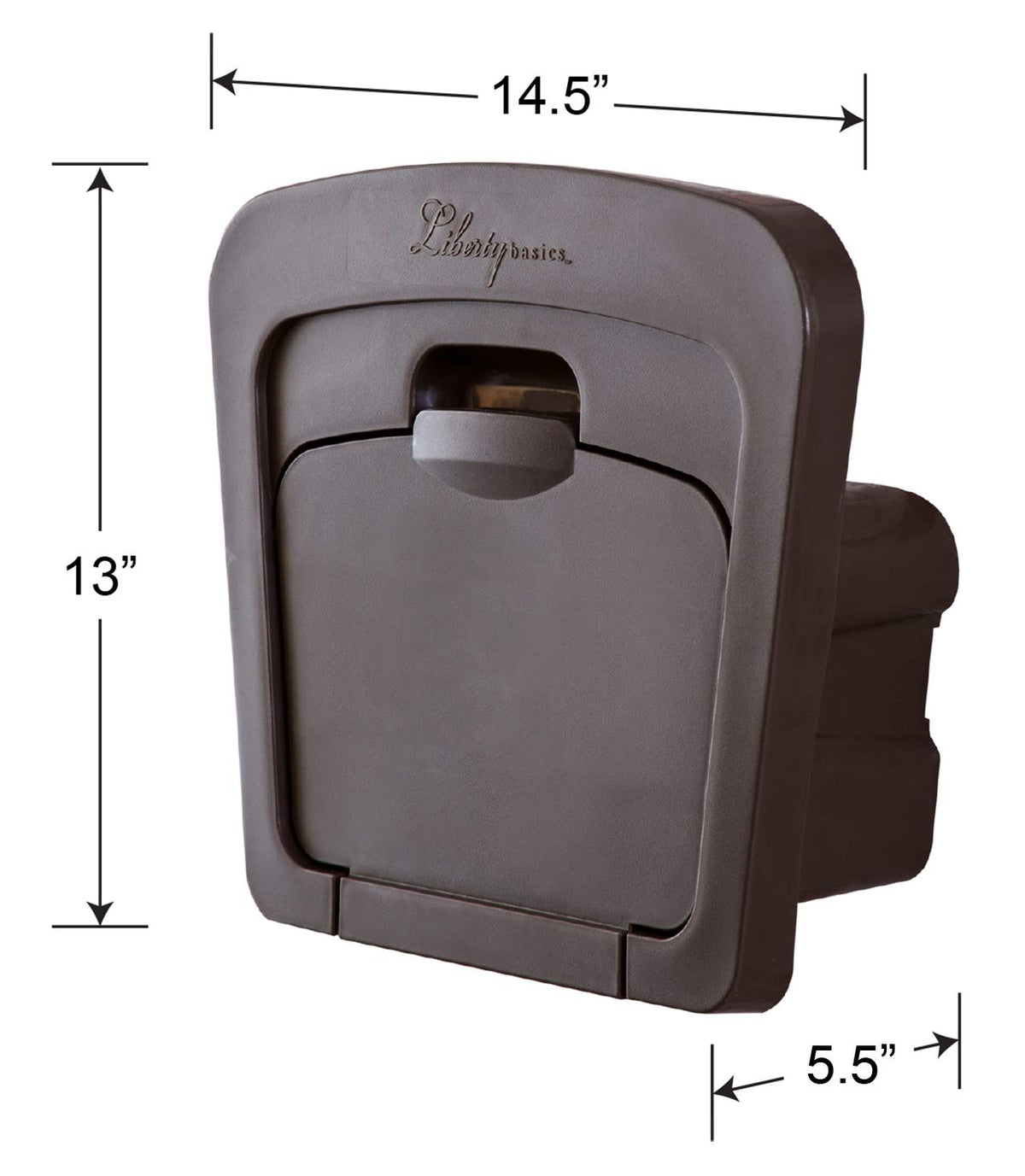 Liberty Basics 501 key-hole design allows easy removal and mounting.