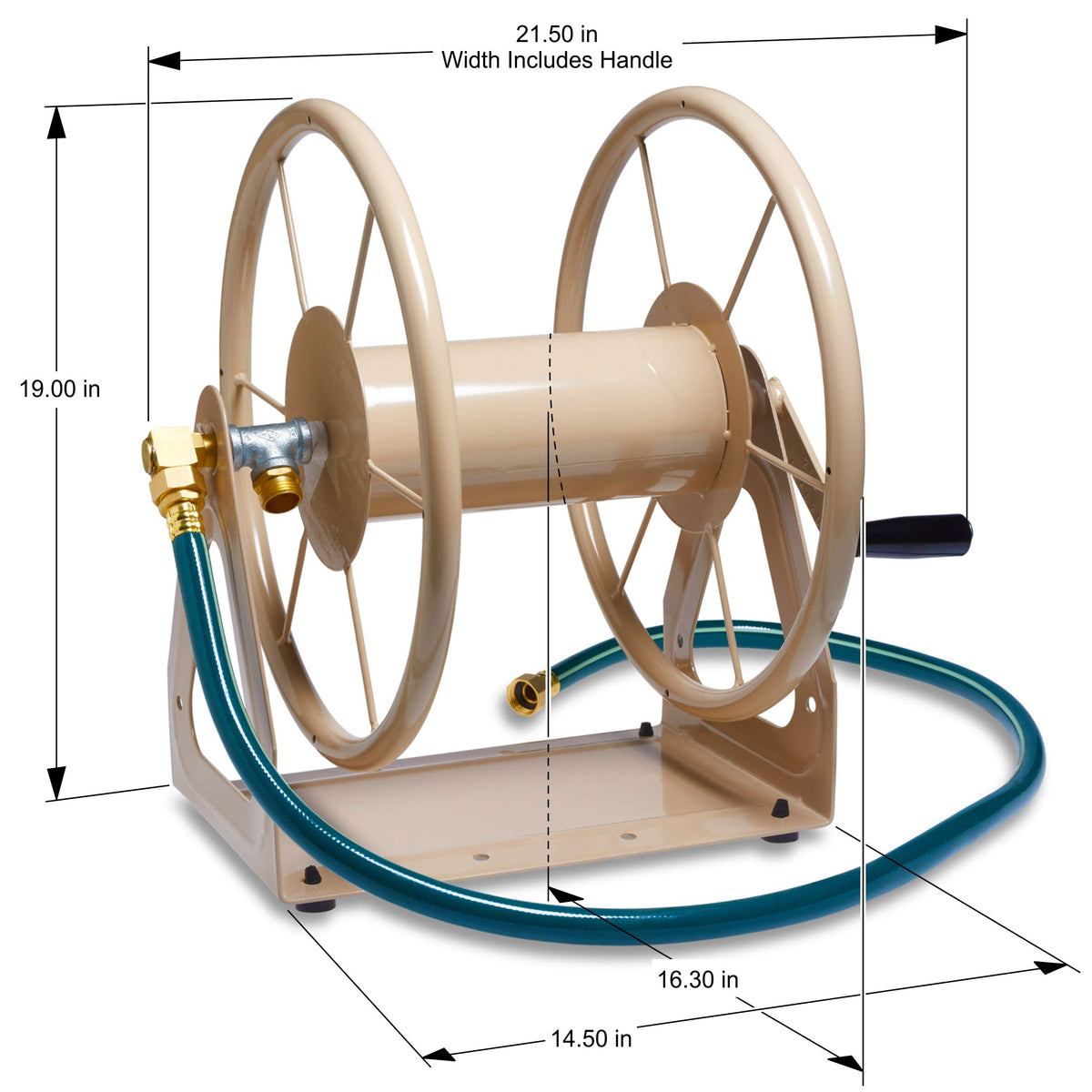 Liberty Garden 703-2 includes 5 feet of leader hose