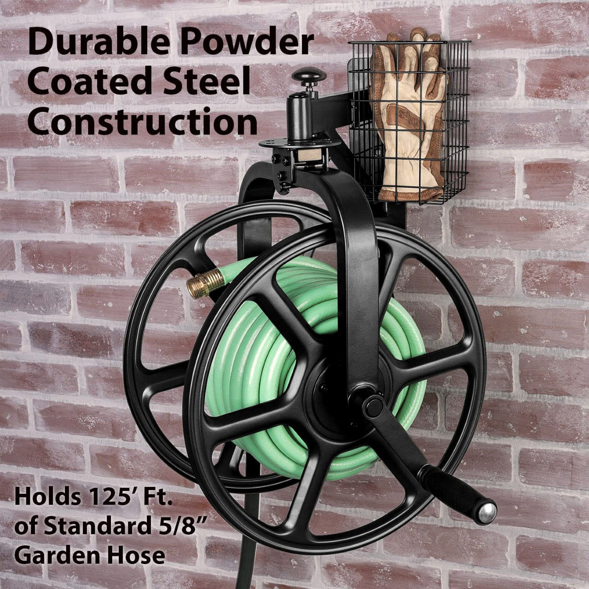 Liberty Garden 712-B pull-up knob for easy reel operation.
