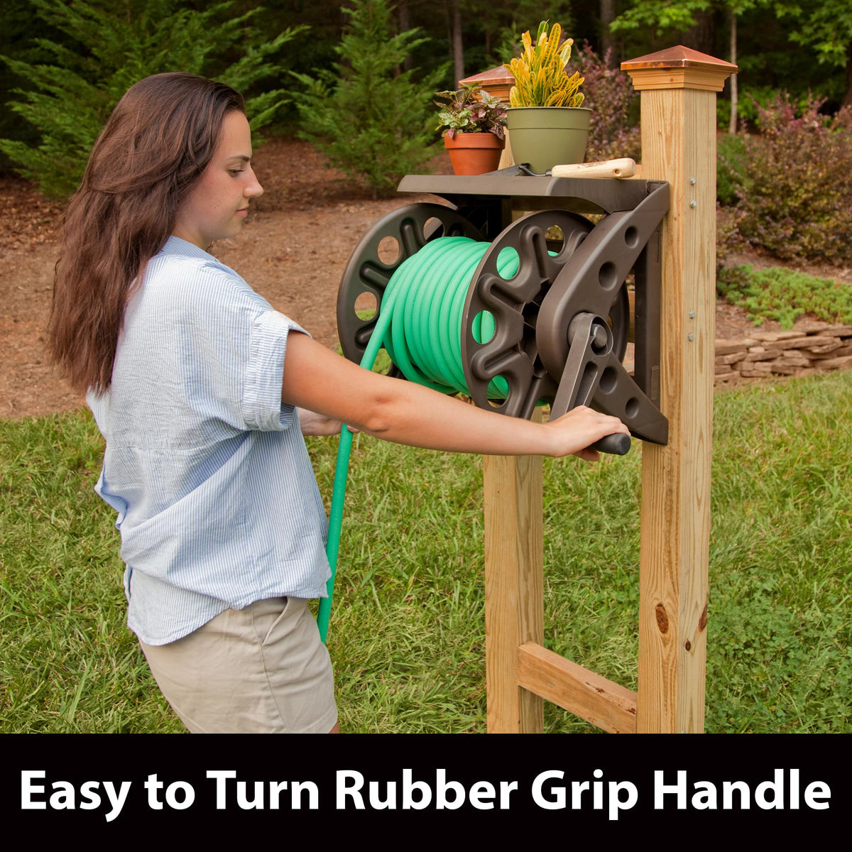 Liberty Garden Basics 512 includes a 6 ft leader hose