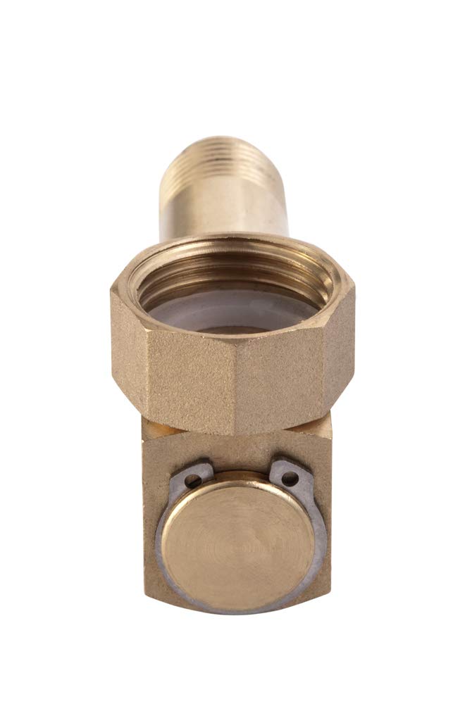 Liberty Garden brass swivel replacement 4009 side profile emphasizing compact form.