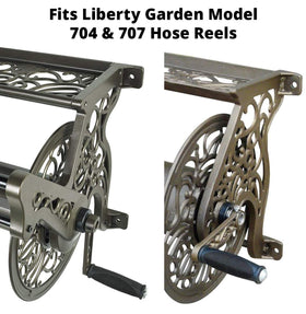 Liberty Garden crank arm dimensions shown to ensure correct part sizing