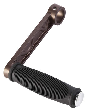 Liberty Garden crank arm for wall-mounted reel with bronze finish, durable construction for long-lasting use