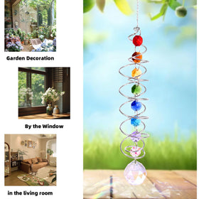 Libiline large prism ball anchors movement and maximizes light reflection