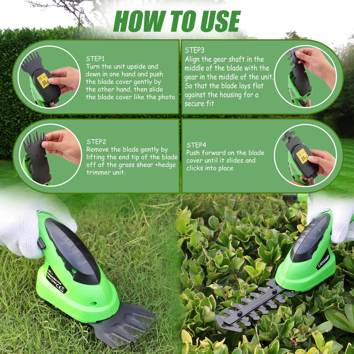 Lichamp 2-in-1 in-hand grip demonstrates ergonomic handling for comfort.