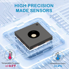 LICHI wireless weather station remote sensor with 330ft range