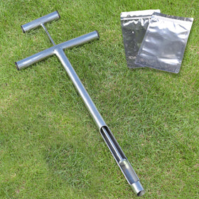 Lichtund 16-inch soil probe with T-handle grip for easy sampling.