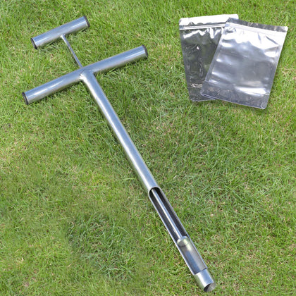 Lichtund 16-inch soil probe with T-handle grip for easy sampling.