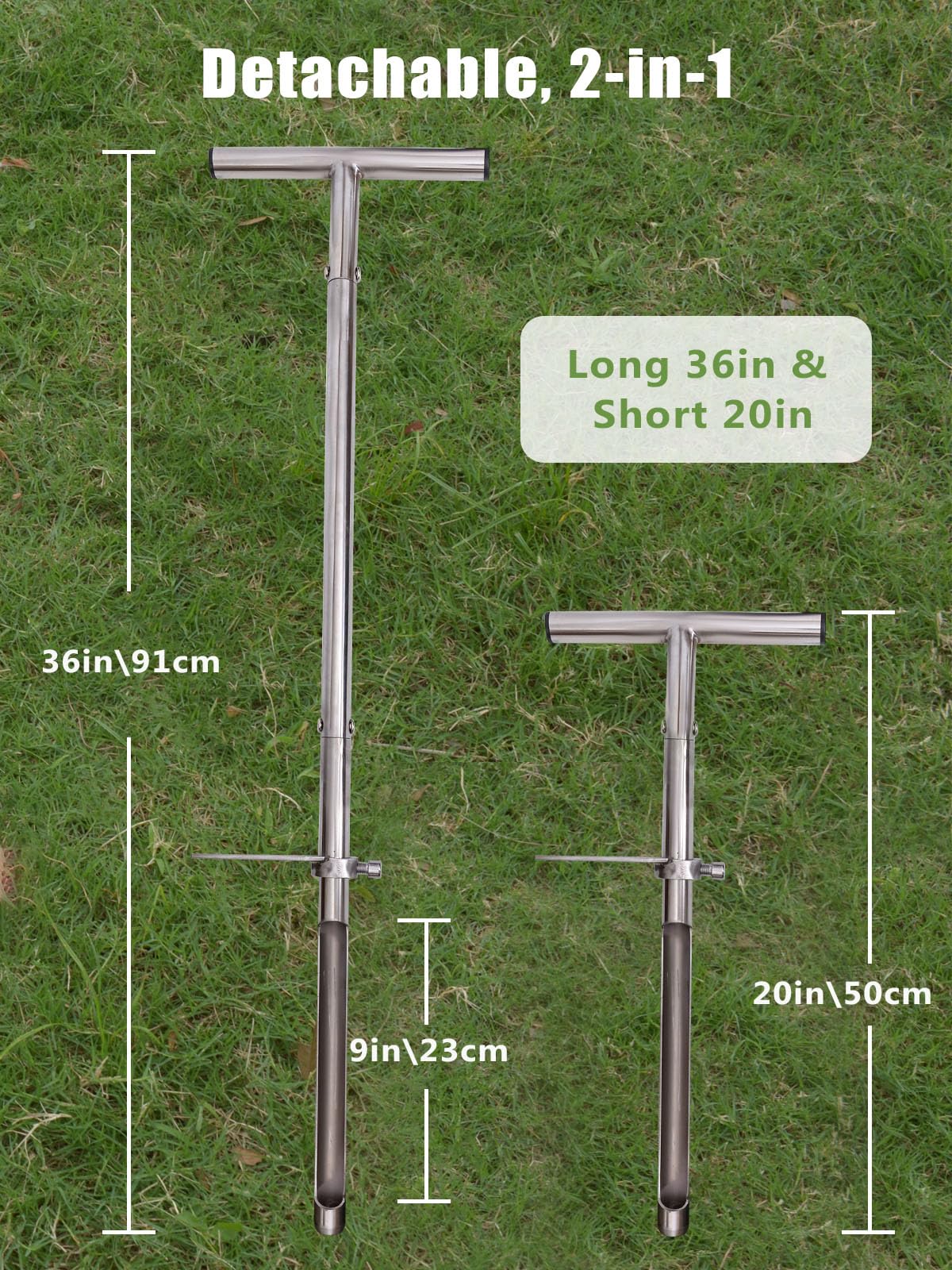 Lichtund soil probe 3-section modular compact form for easy transport