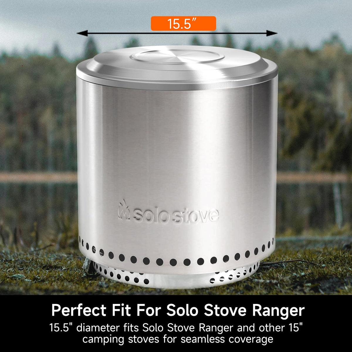 Lidereja stainless steel cover 15-inch for rugged outdoor use