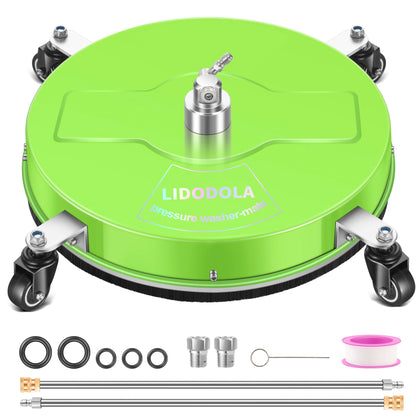 LidoDola 19-inch surface cleaner in action on concrete driveway for streak-free results