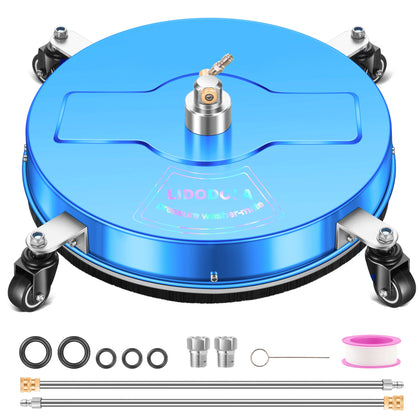 LidoDola 19-inch surface cleaner blue in action delivering wide-area cleaning