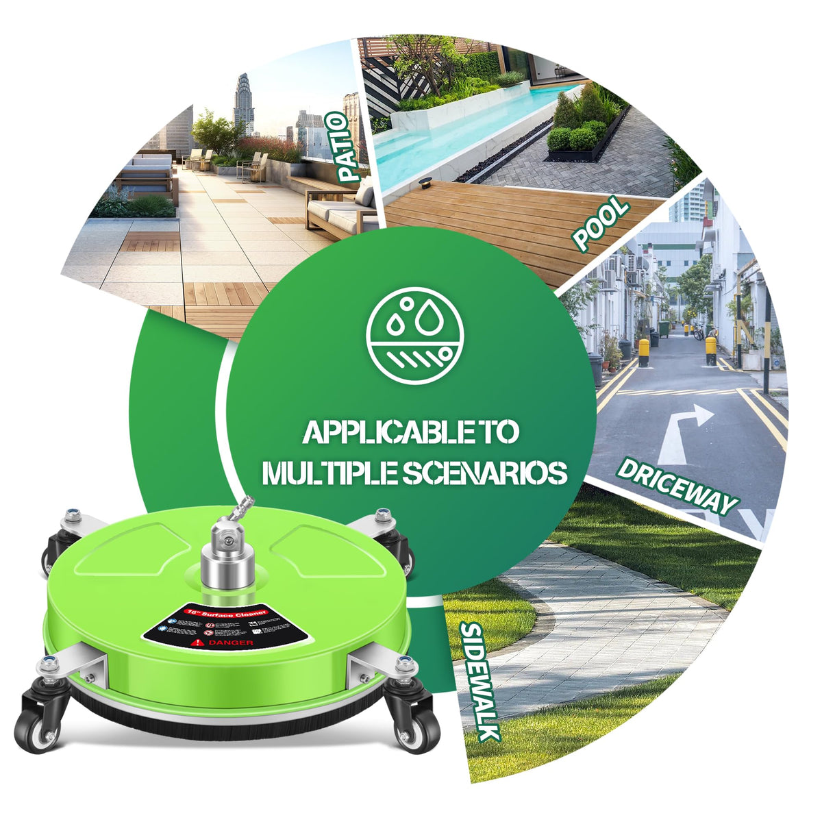 LidoDola complete accessory package includes wands, nozzles, O-rings, and filters.