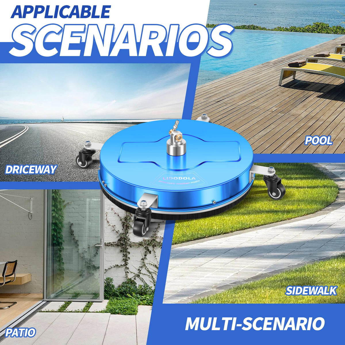 LidoDola complete accessory package includes wands and nozzles