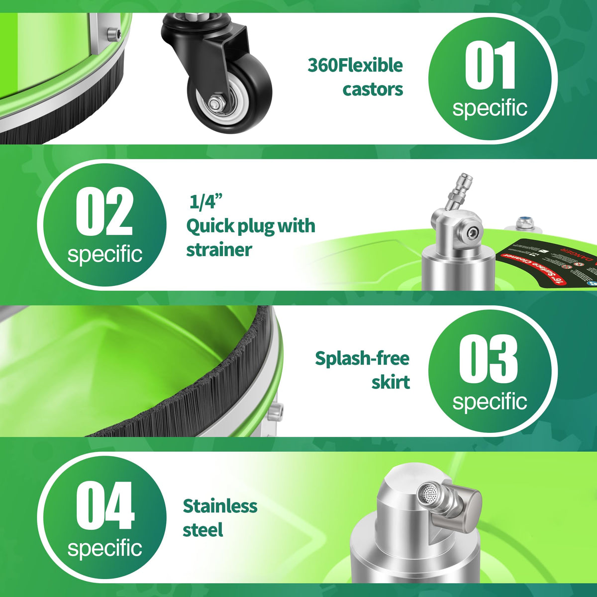 LidoDola dual rotating jets deliver fast, even cleaning across large flat areas.