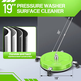 LidoDola splash-free skirt reducing overspray during outdoor cleaning