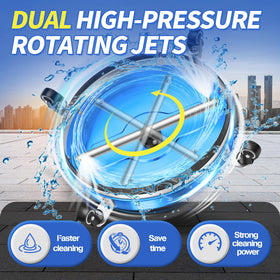 LidoDola stainless-steel surface cleaner body for durability and stability
