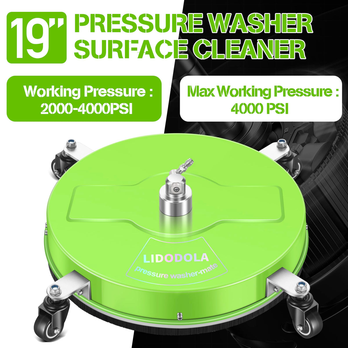 LidoDola weighted base keeps the unit stable on uneven surfaces