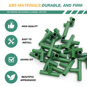 LIDSCURA two-way garden frame connector supports simple, reliable jointing for small structures.