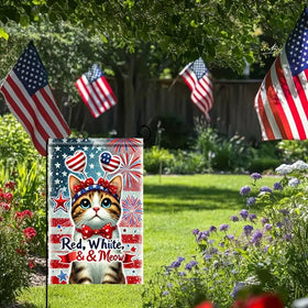 LienzoFest Fourth of July flag, lawn and garden decor.