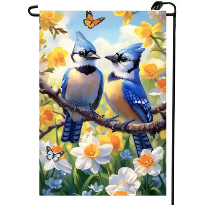 LienzoFest Welcome Spring flag 12x18 adds curb appeal to your yard