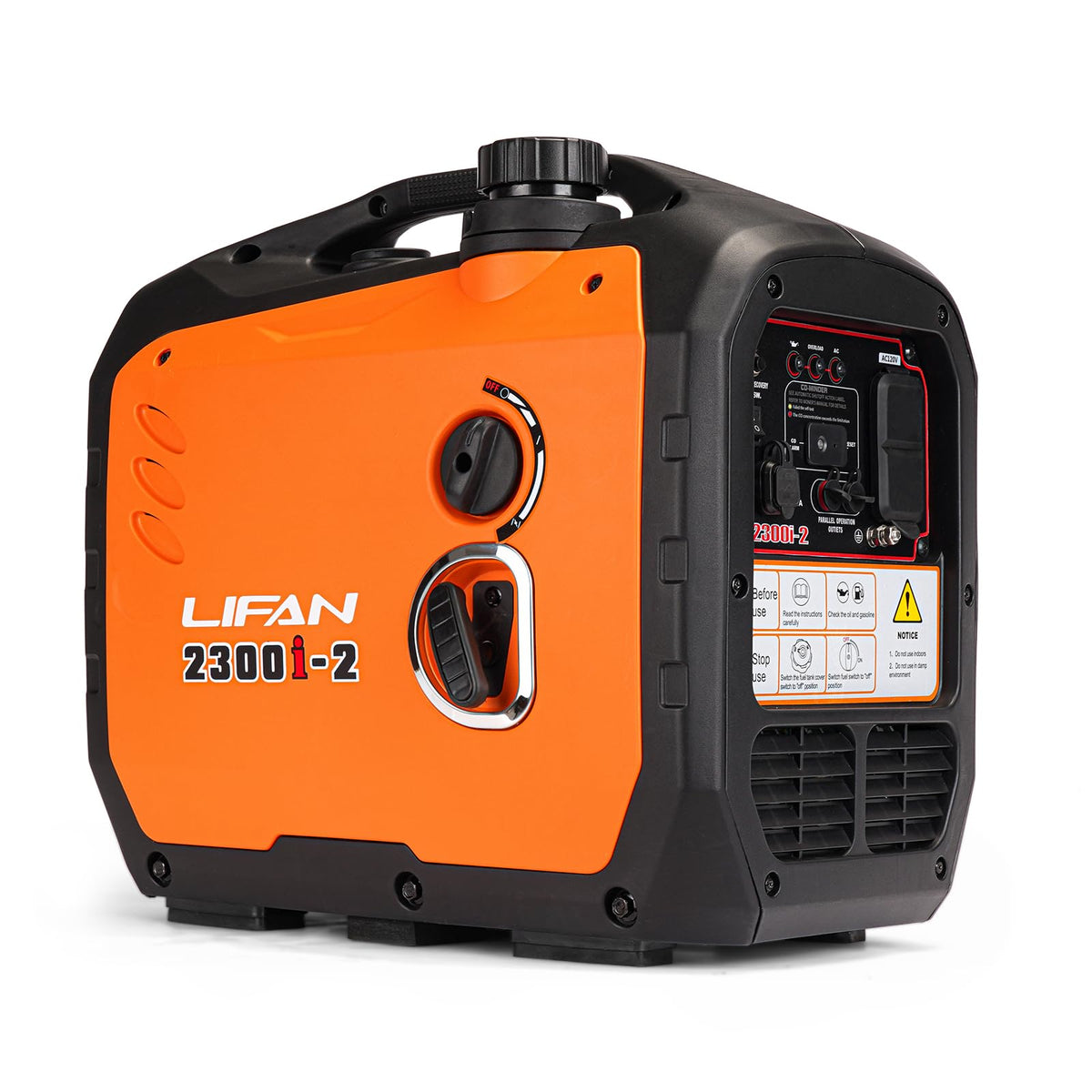 Lifan 2300W inverter generator in compact design for easy transport