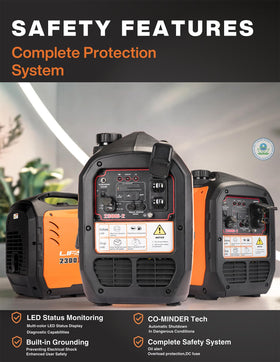 Parallel-ready Lifan generator paired for more power