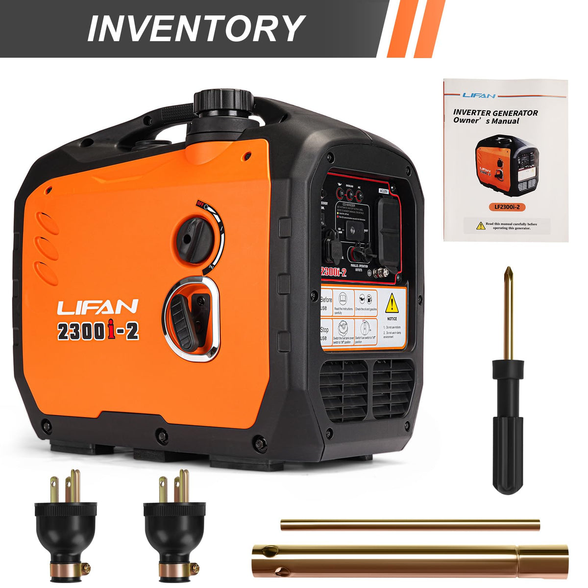 Lifan compact trunk-fit generator ready for tailgating