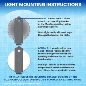 Life-Bulb Smart Pool Light operates on 110V with no transformer needed.