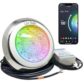 Life-Bulb Smart Pool Light for inground installation with easy replacement.