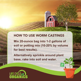 Life Cycle Organics resealable pouch keeps product fresh and ready